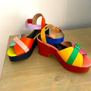 Charlotte Stone Platform Sandals